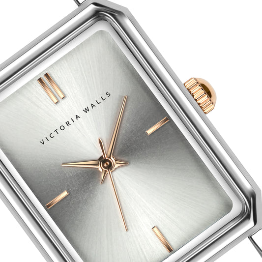 Adelaide Silver Sunray Watch