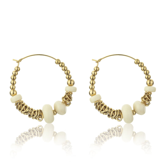 Dream White Earrings