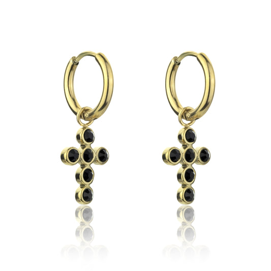 Avianna Black Earrings