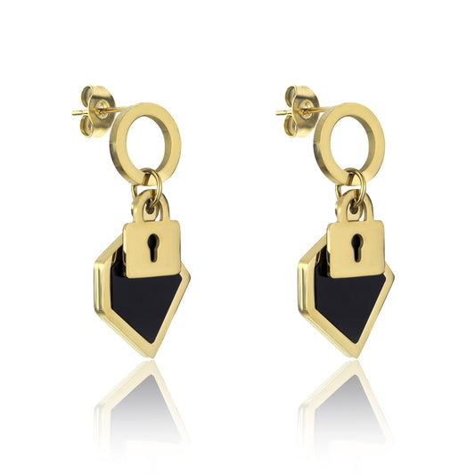 Elianna Black Earrings