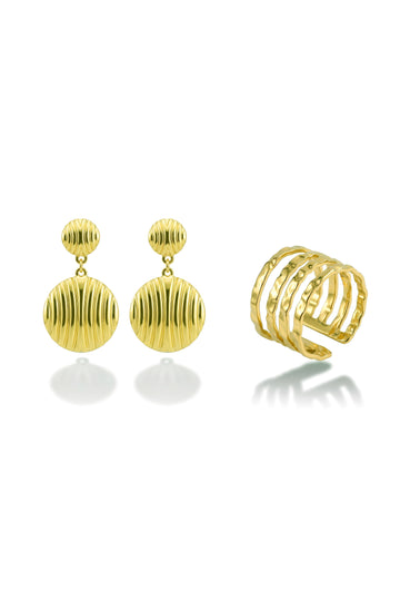 Golden Spark Jewelry Set